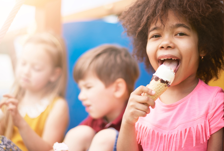 How to Keep Kids Healthy During Summer: Nutrition Tips for Ice Cream Days & Busy Schedules