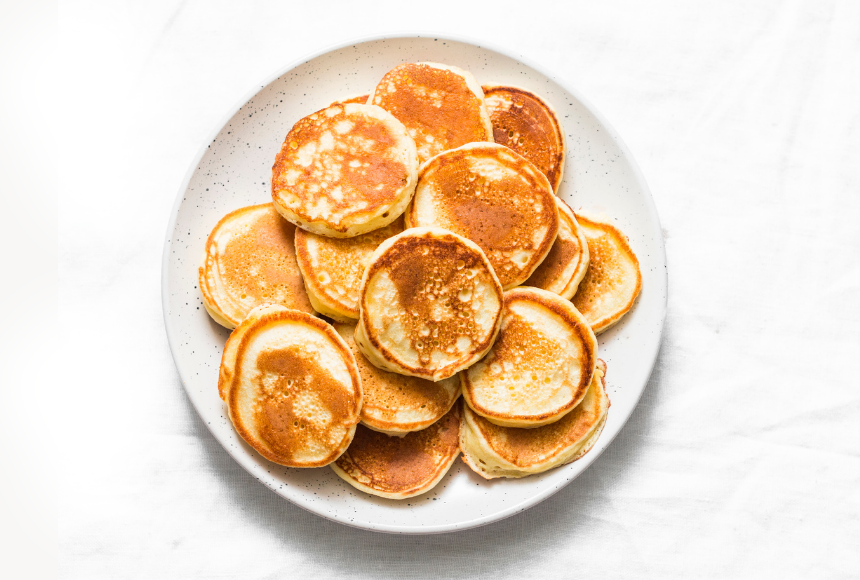 3-Ingredient High-Fiber Pancakes