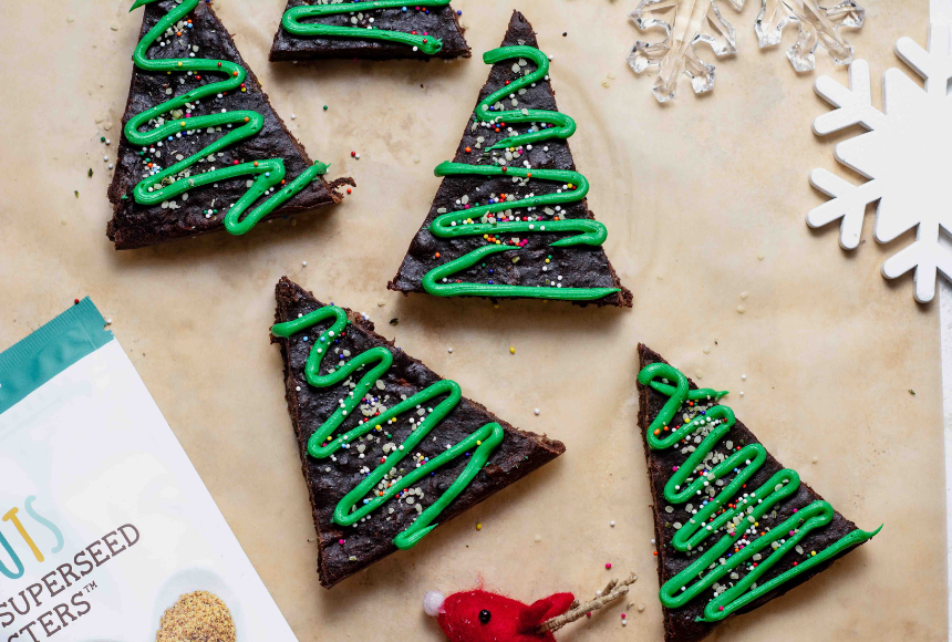Christmas Tree Brownies
