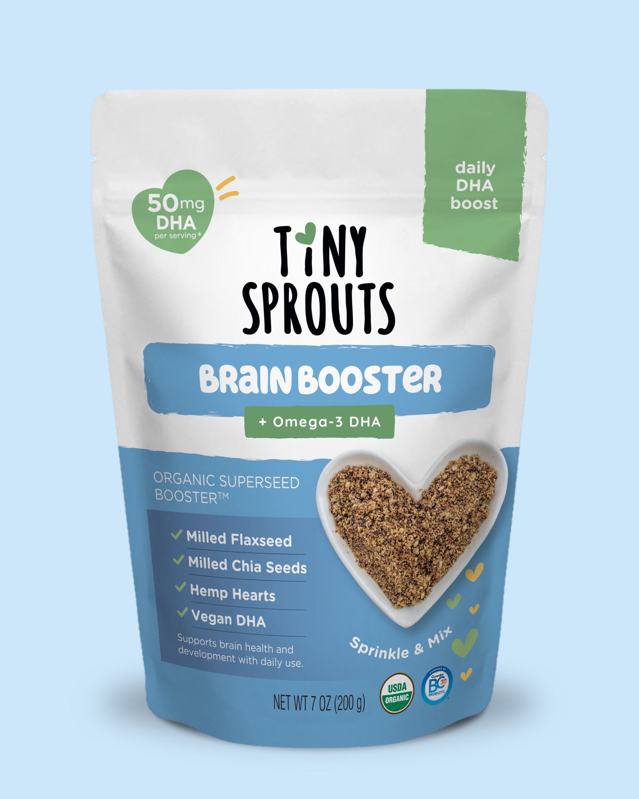 Organic Brain Booster + Omega-3 DHA (Copy)