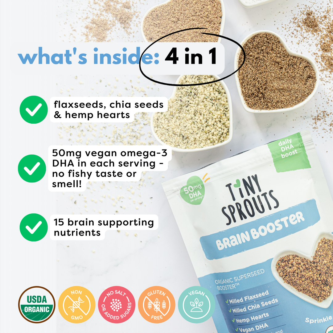 Organic Brain Booster + Omega-3 DHA