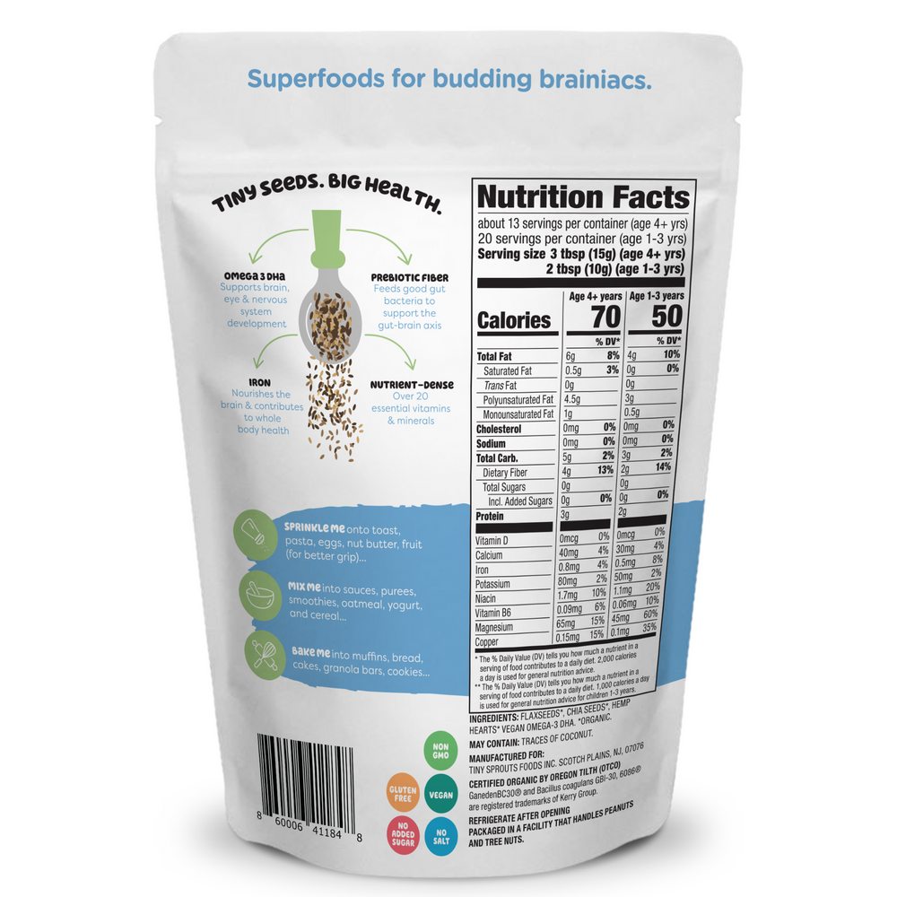 Boost Your Little One's Nutrition With Tiny Sprouts Organic Superseed ...