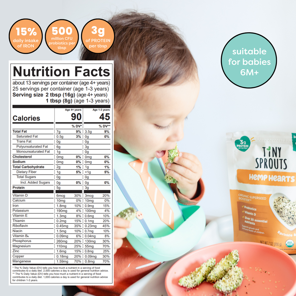 
                  
                    PICKY EATER POWER PACK! Tiny Sprouts Organic Hemp Booster + Chia Booster + Flaxseed Booster
                  
                