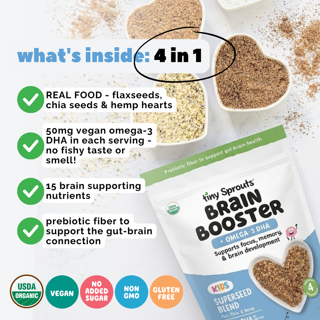 Organic Brain Booster + Omega-3 DHA