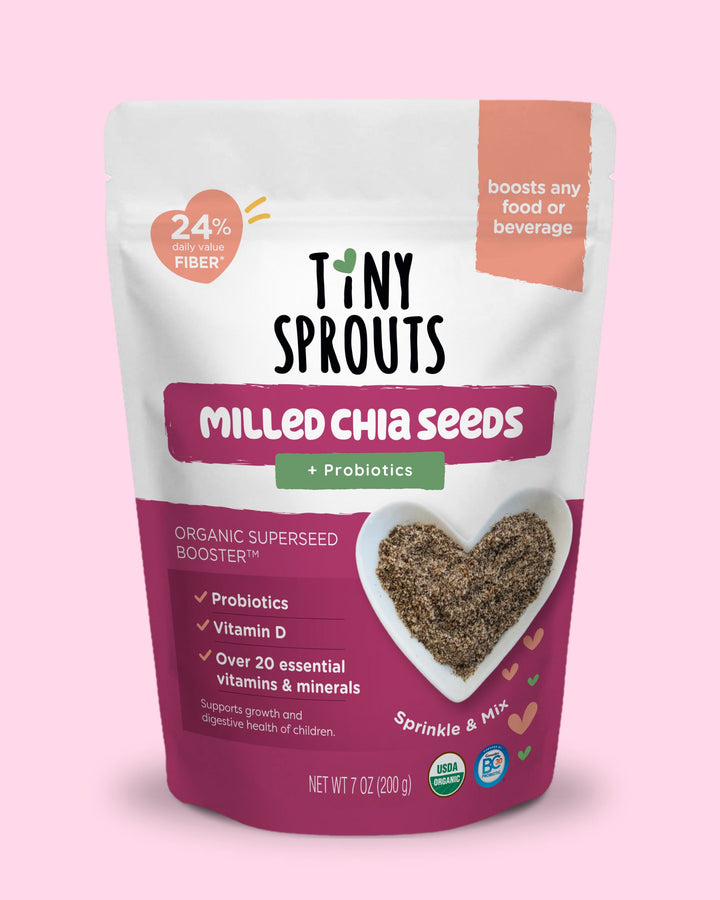 Organic Milled Chia Seeds + Vitamin D & Probiotics