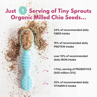 CLEARANCE! Organic Milled Chia Seeds + Vitamin D & Probiotics - BB March 20, 2025