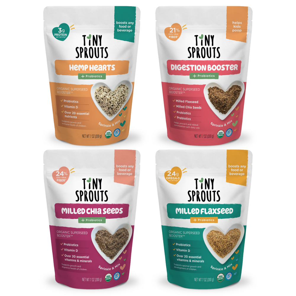 
                  
                    VALUE PACK! Try all 4 Tiny Sprouts Organic Superseed Boosters!
                  
                