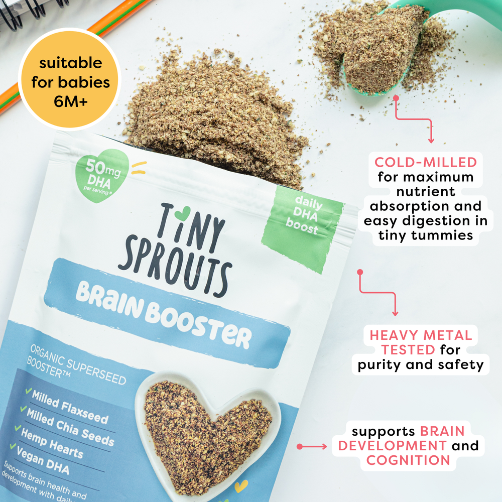 
                  
                    Organic Brain Booster + Omega-3 DHA
                  
                