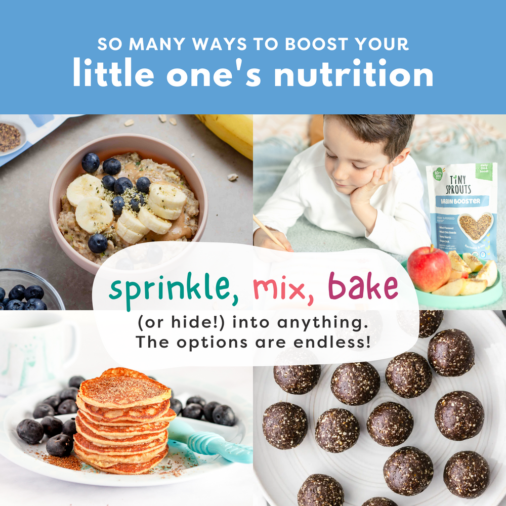 
                  
                    VALUE PACK! Try ALL 5 Tiny Sprouts Organic Superseed Boosters!
                  
                