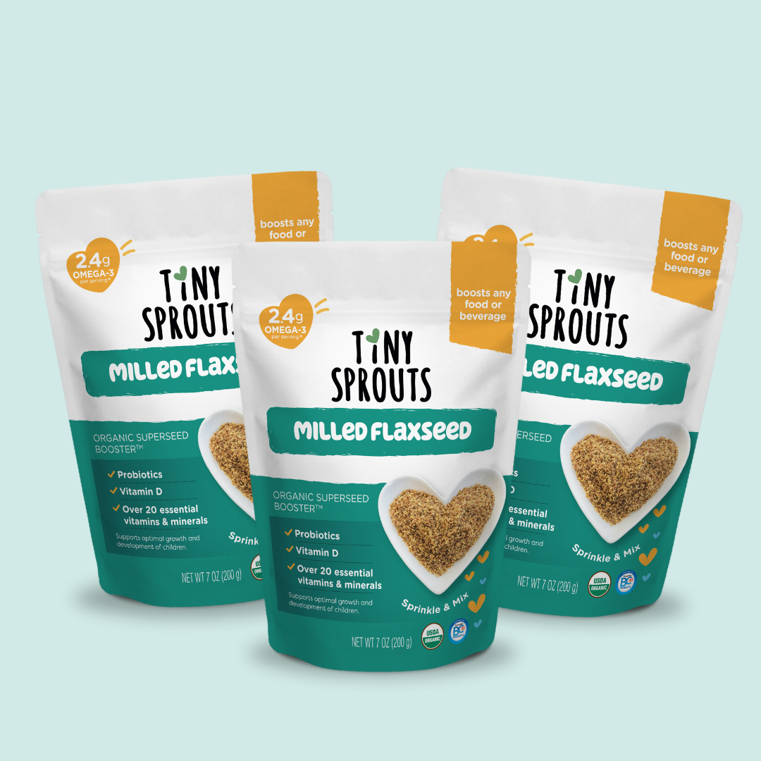 Organic Milled Flaxseeds + Vitamin D & Probiotics