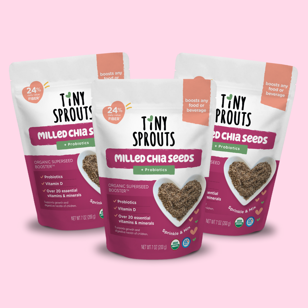 Organic Milled Chia Seeds + Vitamin D & Probiotics