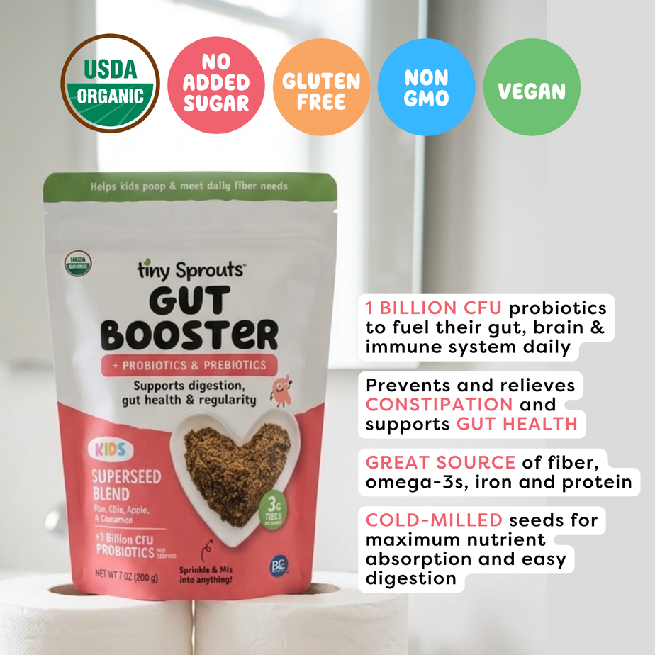 Organic Gut Booster + Prebiotics & Probiotics (Formerly Digestion Booster)