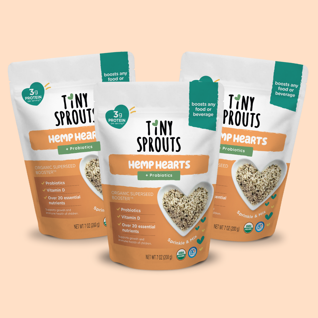Organic Hemp Hearts + Vitamin D & Probiotics