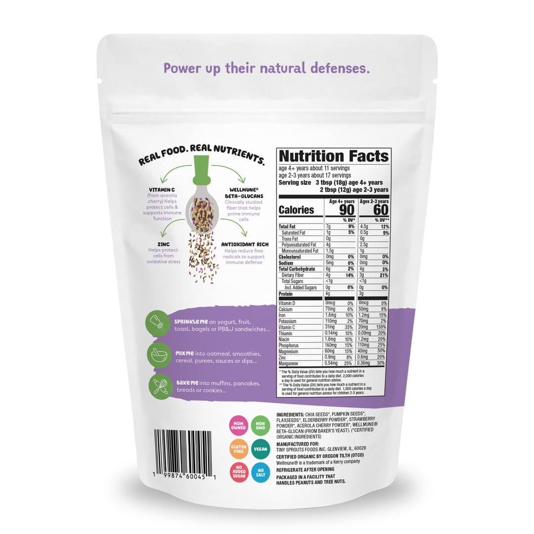 Organic Immunity Booster + Elderberry & Beta Glucans