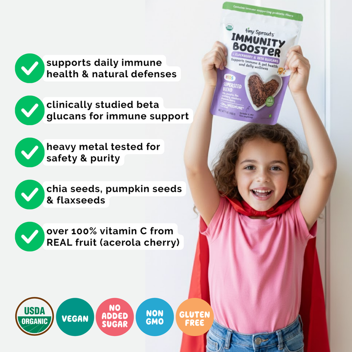 Organic Immunity Booster + Elderberry & Beta Glucans